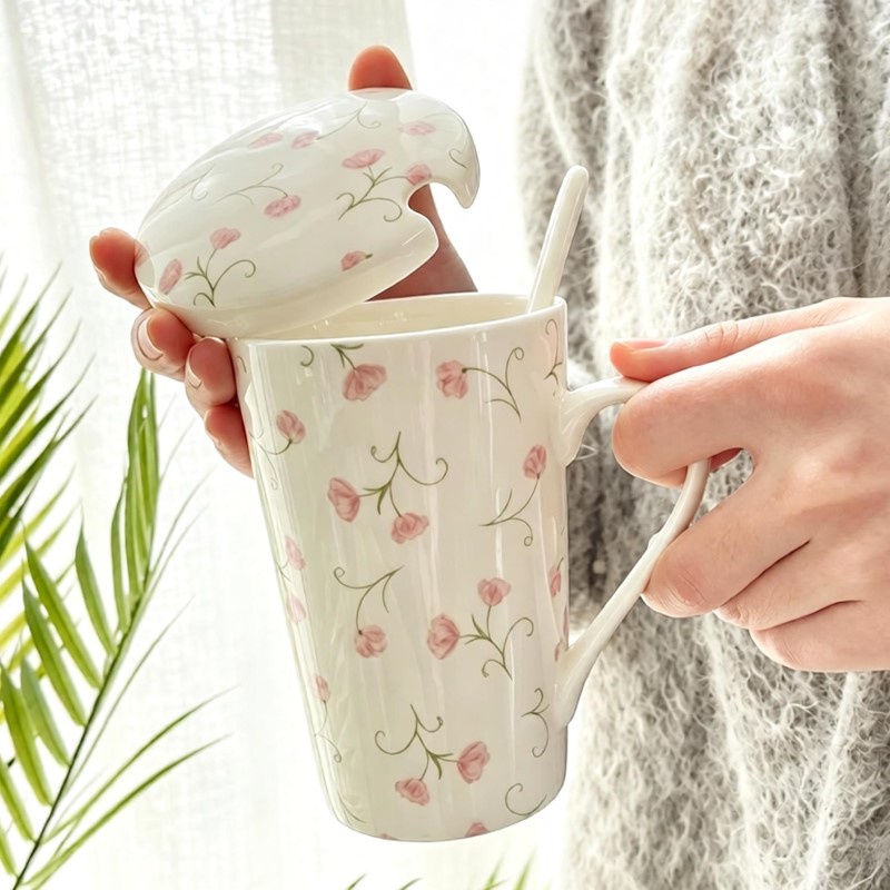 Mule Copper Mug - 500ML. fijne porseleinen koffie thermokop, mode