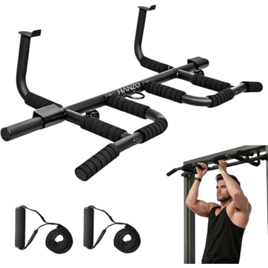 Home Bar Set - Deurkozijn Pull-up Bar Set met Hangriemen
