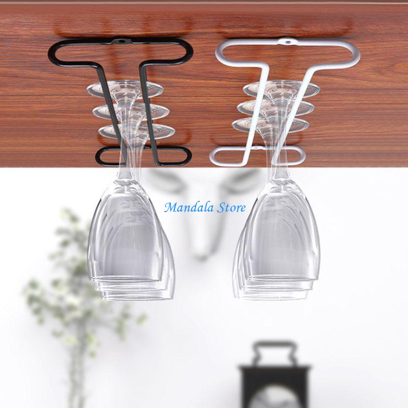 Home Bar And Cabinet - U2JC Metalen wijnglas- en mokhouder onder