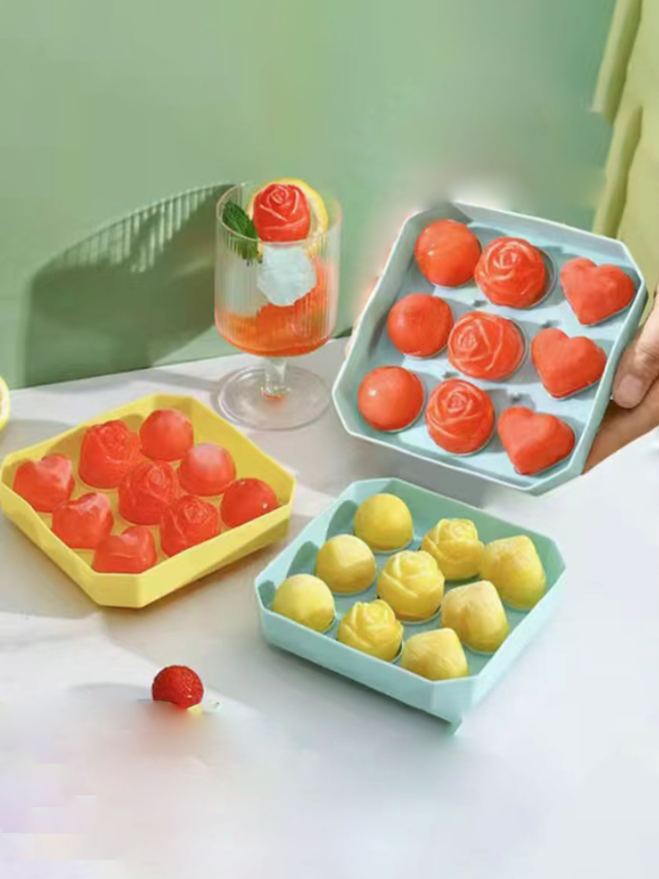 Rose Ice Cube Mold Ijsbakje Fo - Ice Mold Sphere recensie en prijs