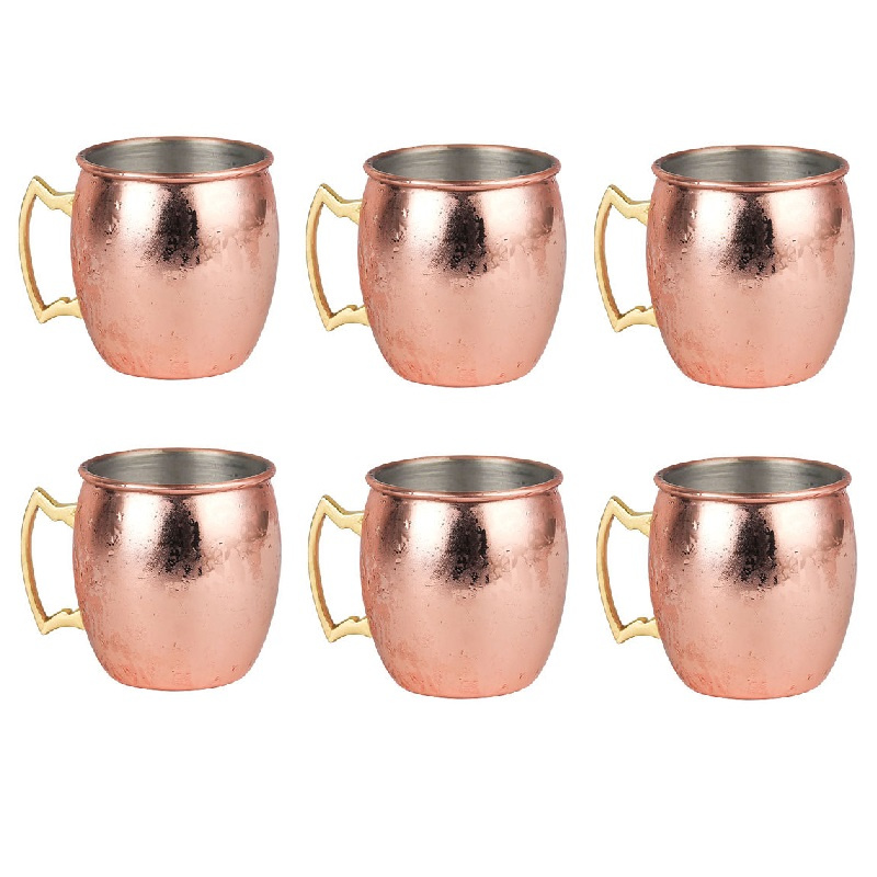 6 stuks 60 ml muilezel koperen - Mule Copper Mug recensie en prijs