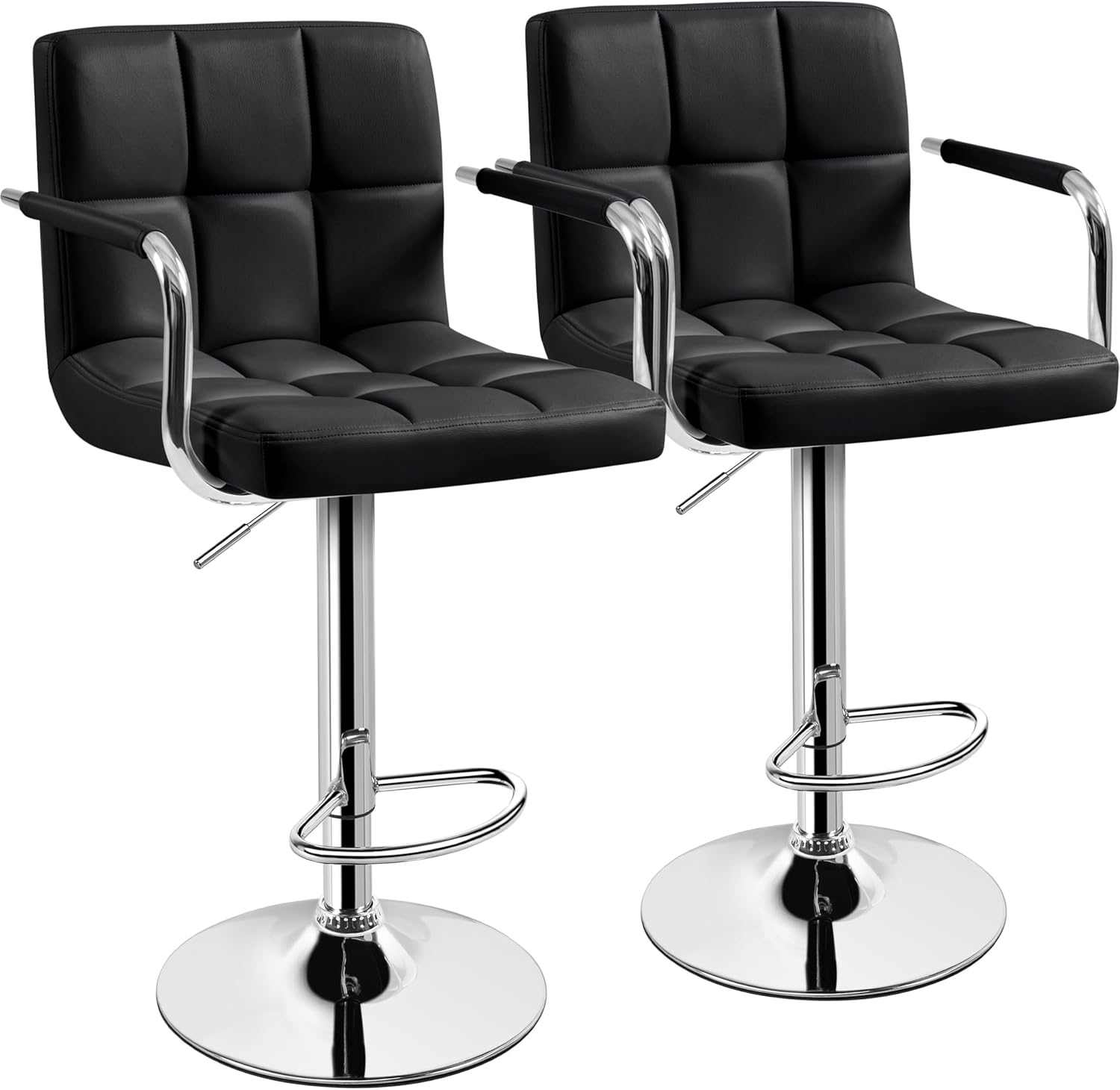 Barstoelen set van 2, PU-leer  - Home Bar Stools recensie en prijs