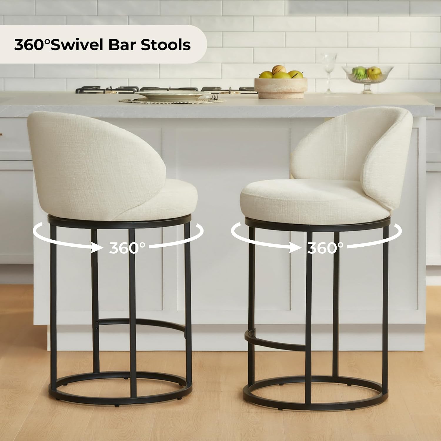 Gestoffeerde draaibare barkruk - Home Bar Stools recensie en prijs