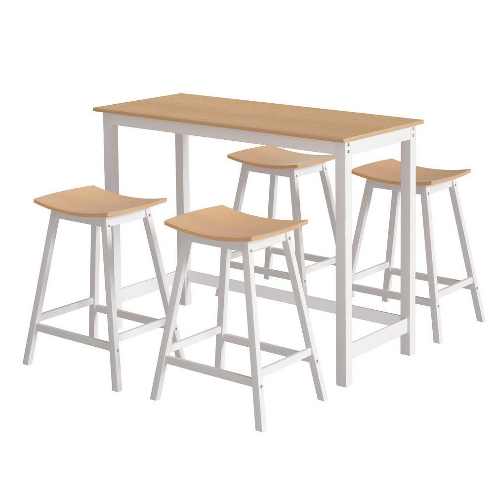 Massief houten bartafel en kru - Home Bar Stools recensie en prijs