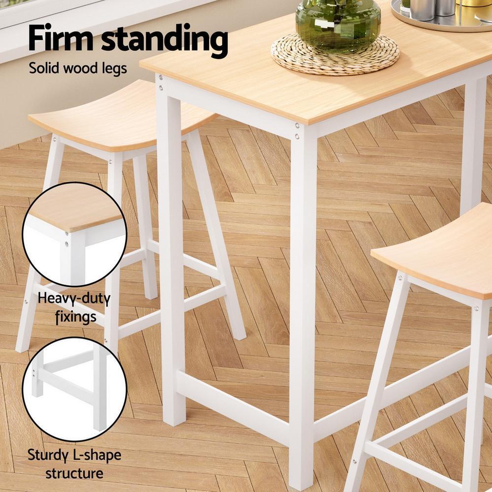Massief houten bartafel en kru - Home Bar Stools recensie en prijs