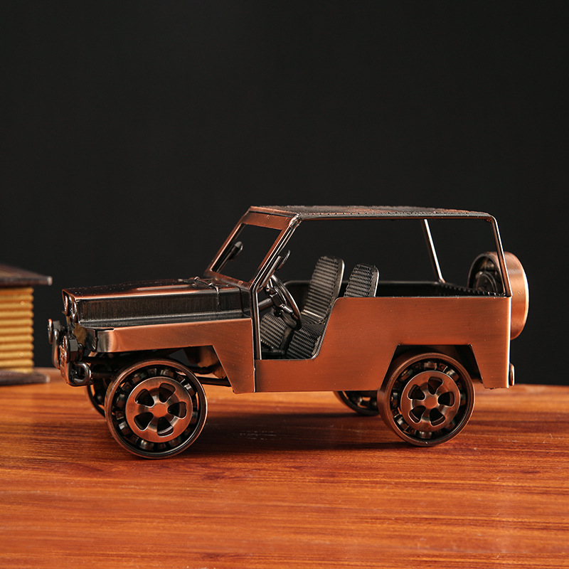 Vintage Jeep Auto Ornament Met - Home Bar And Cabinet recensie en prijs