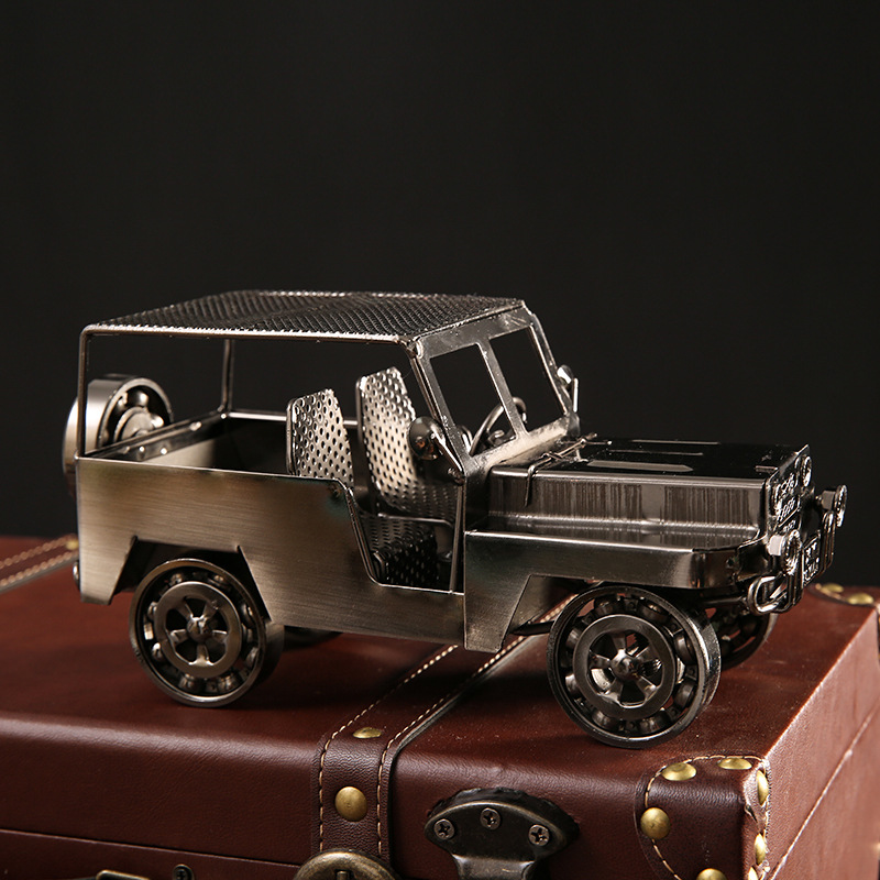 Vintage Jeep Auto Ornament Met - Home Bar And Cabinet recensie en prijs