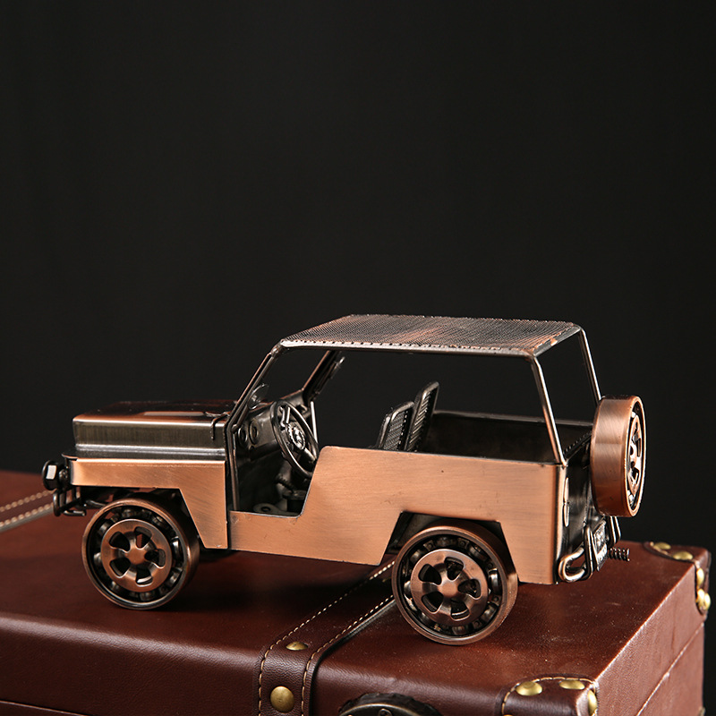 Vintage Jeep Auto Ornament Met - Home Bar And Cabinet recensie en prijs