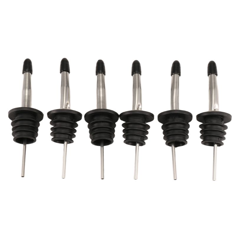 6 stuks roestvrijstalen schenk - Speed Pourer Cap recensie en prijs
