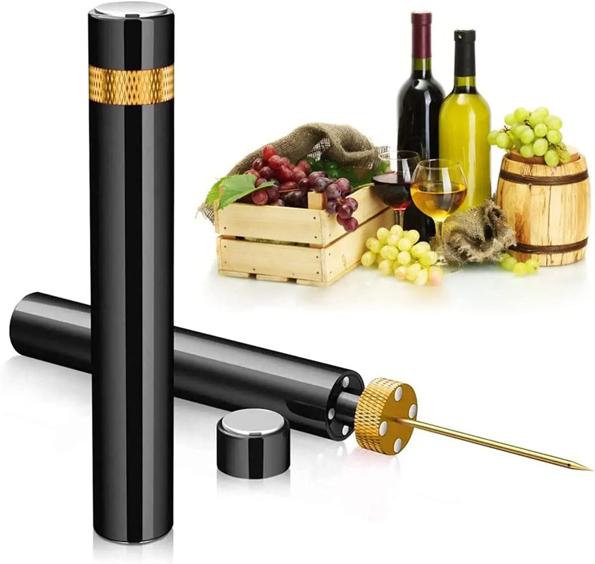 Luchtpomp Flessenopener Rode W - Wine Preservation Pump recensie en prijs