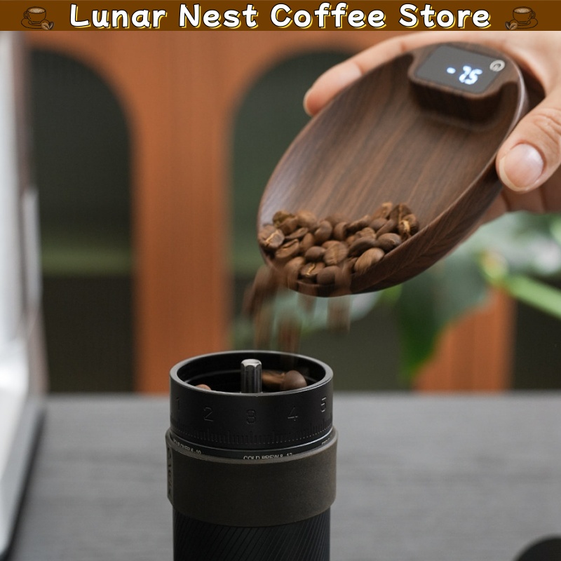 Draagbare digitale koffieweegs - Home Barista recensie en prijs