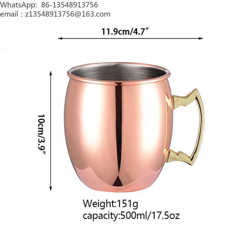 Gehamerde, kopergeplateerde Mo - Mule Copper Mug recensie en prijs