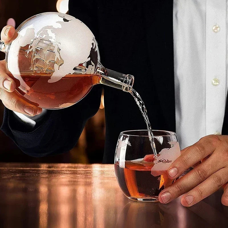 Creatieve Globe-karafset van 1 - Decanter Globe Set recensie en prijs