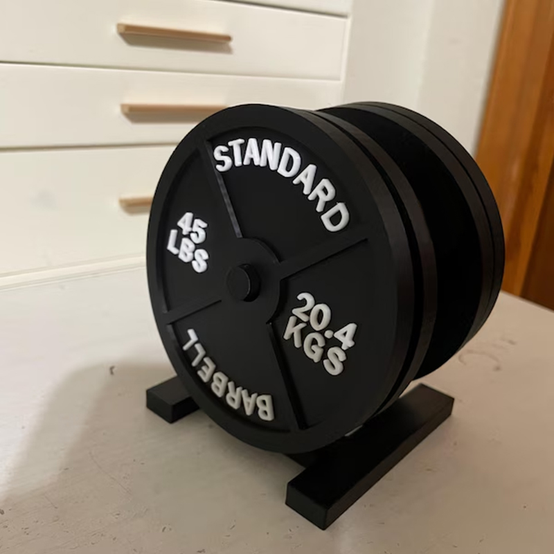 Gewichtenschijfjes onderzetter - Home Bar Set recensie en prijs